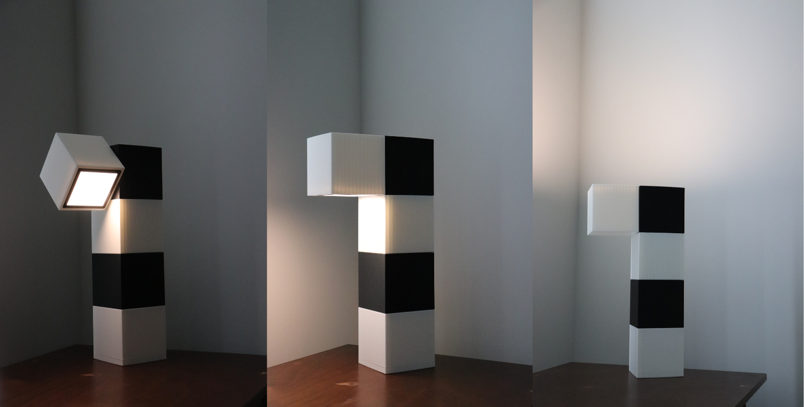 The light 'block' can successfully be rotated 360 degrees.